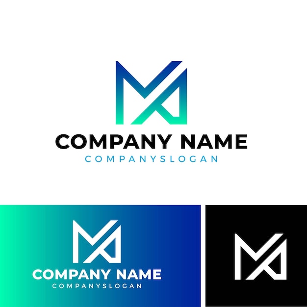 MP의 초기 로고 디자인