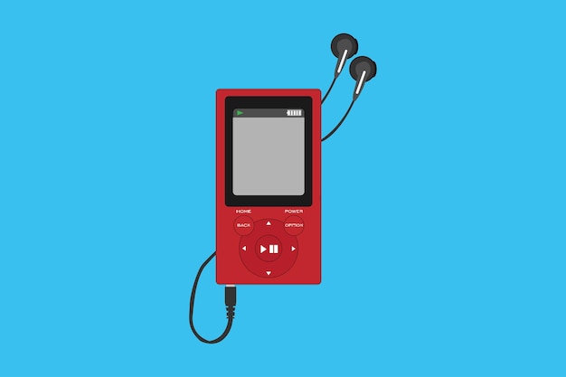 mp3 player with screen and bottoms
