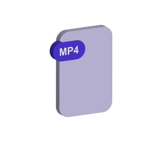 Mp4 three-dimensional file