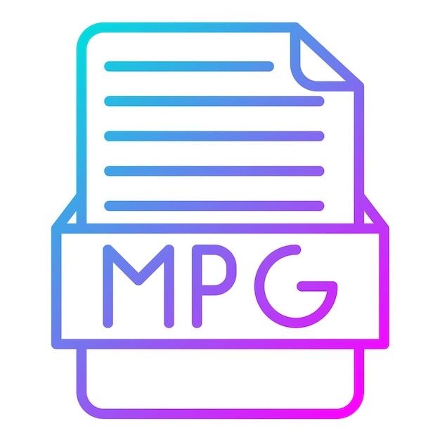 MPG-vectorillustratiestijl