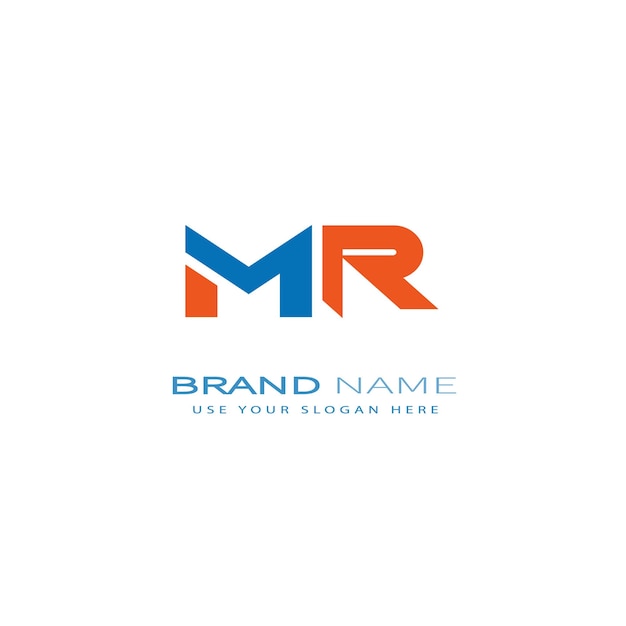 Vector mr231 letter mr logo design