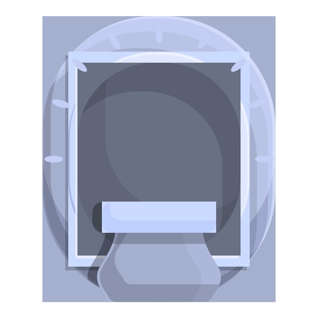 Vettore icona dello scanner mri vettore cartoon macchina di scansione radiologia medica