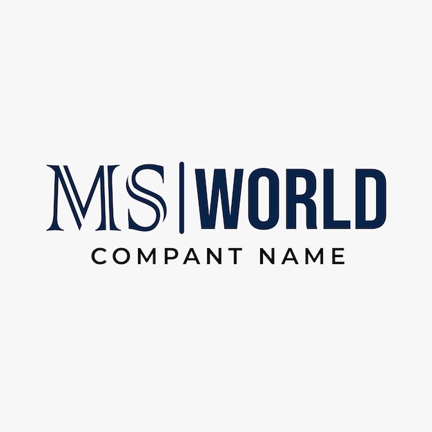 Progettazione del logo ms