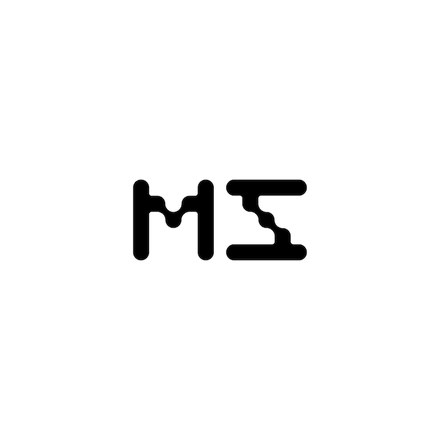 MS monogram logo ontwerp letter tekst naam symbool monochroom logo alfabet karakter eenvoudig logo