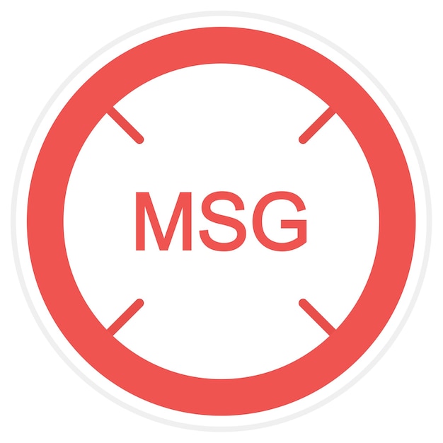 Msg フラットイラスト