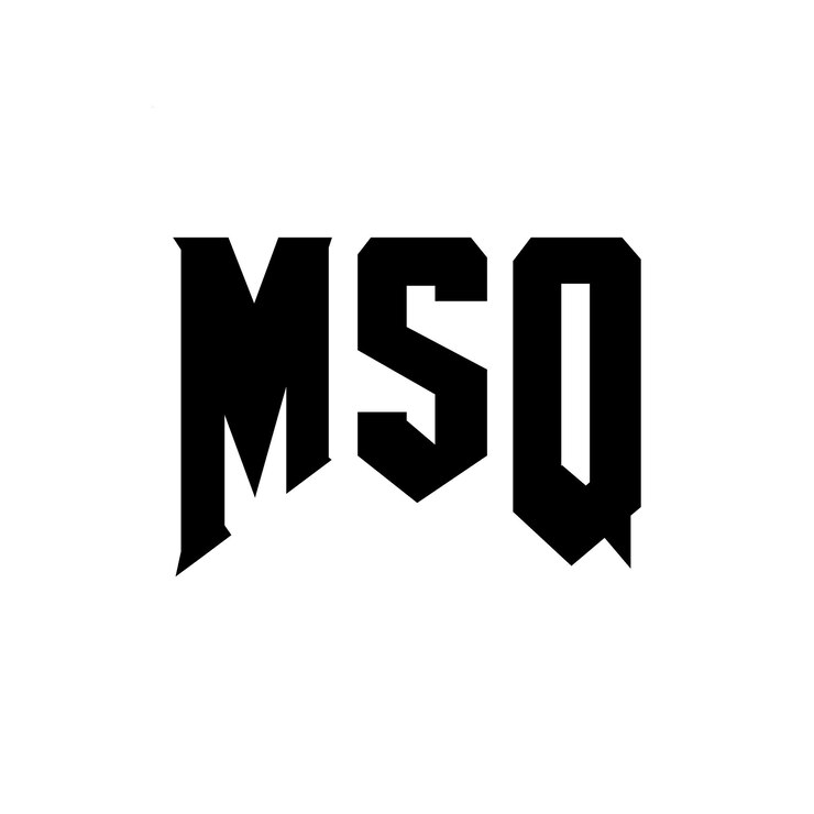 Vector msq letter logo design for technology company msq logo design black and white color combination msq logo msq vector msq design msq icon msq alphabet msq typography logo design