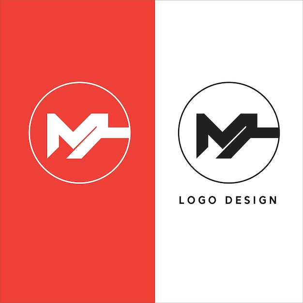 MT beginletter logo ontwerp