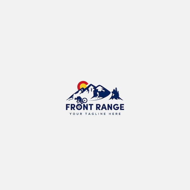 MTB mountainbike logo evenement en vakantie logo