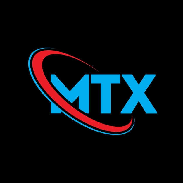 MTX logo MTX letter MTX letter logo ontwerp Initialen MTX logo gekoppeld aan cirkel en hoofdletters monogram logo MTX typografie voor technologiebedrijf en vastgoedmerk