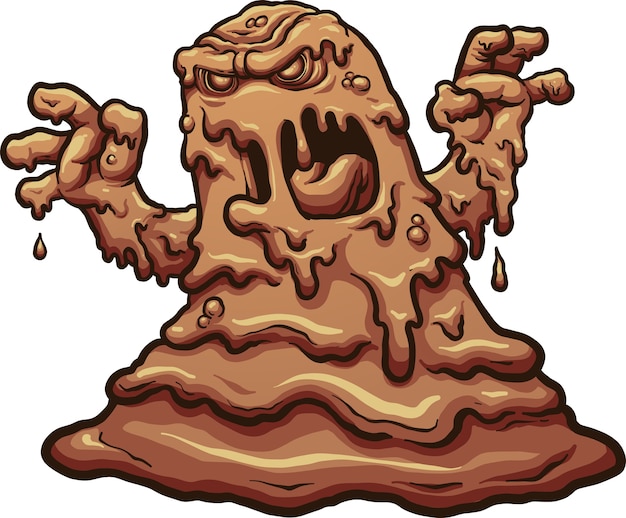 Vector mud_monster