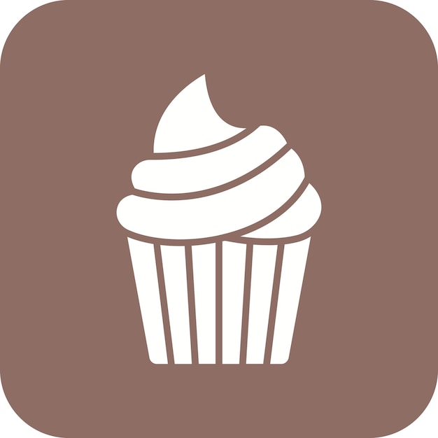 Muffin vector icon can be used for morning and breakfast iconset