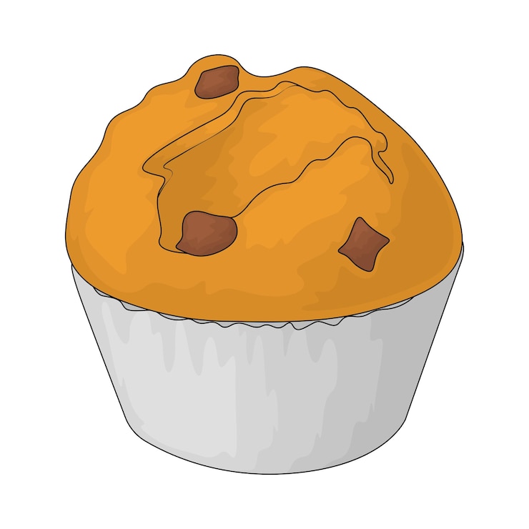 वेक्टर muffin