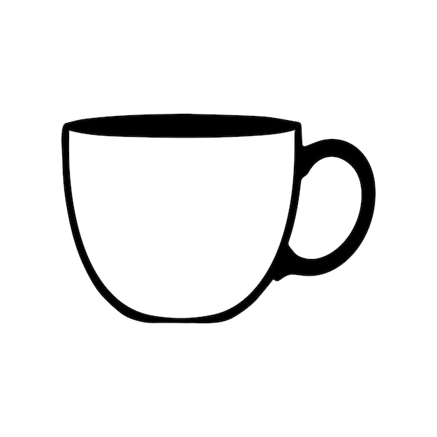 Mug Icon Vector Art Design Silhouettes for Creative Projects