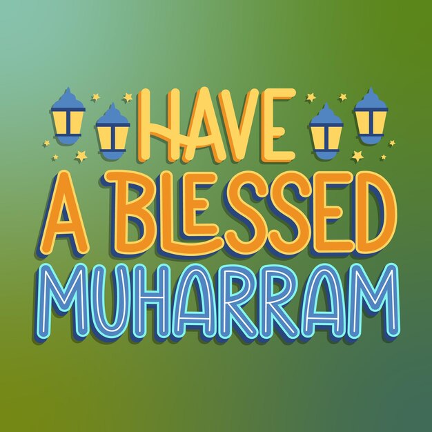 Muharram mubarak islamic month