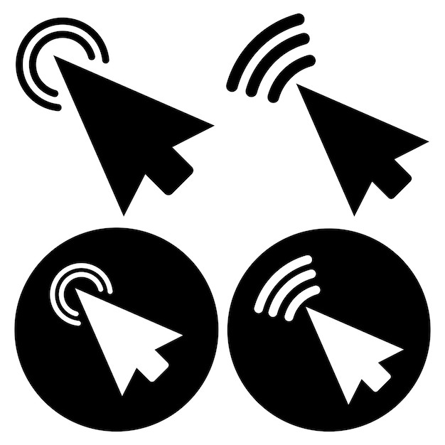 muis pictogram vector sjabloon illustratie logo ontwerp