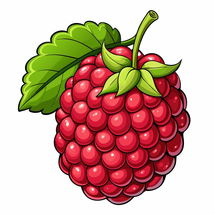 Vector mulberry fruit vector graphic image design