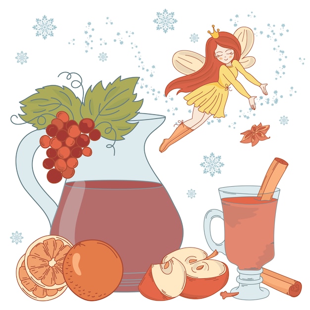 Mulled wine fairy