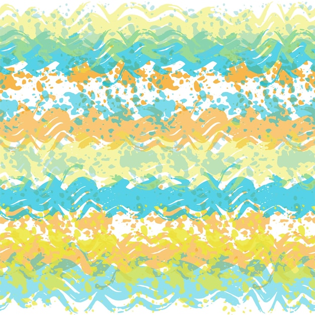 여러 색상이 겹치는 물결 모양이 창의적인 패턴을 형성합니다.