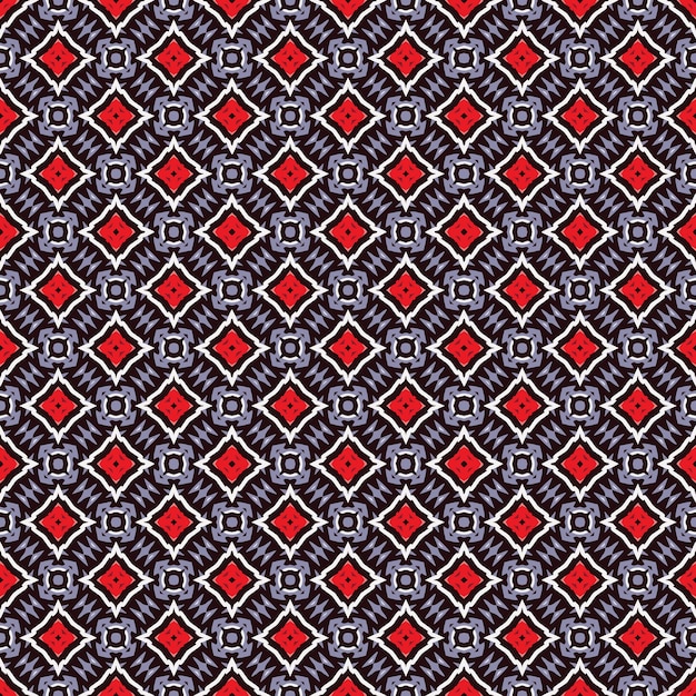 Multi color seamless pattern texture and template Multicolored Colorful ornamental graphic design Colored mosaic ornaments Vector illustration