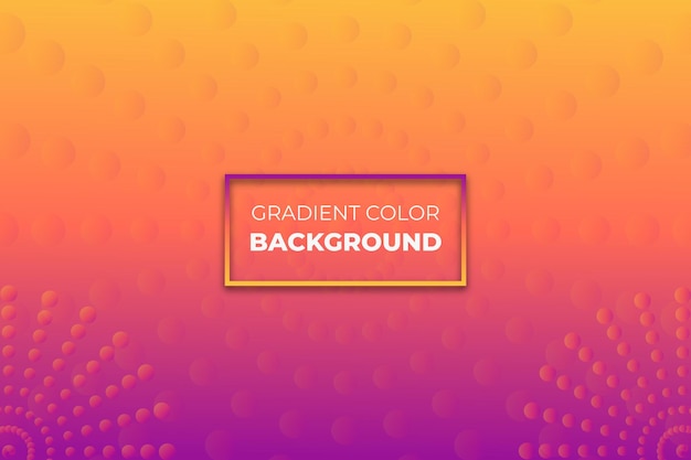 Multi color vector gradient background with shape