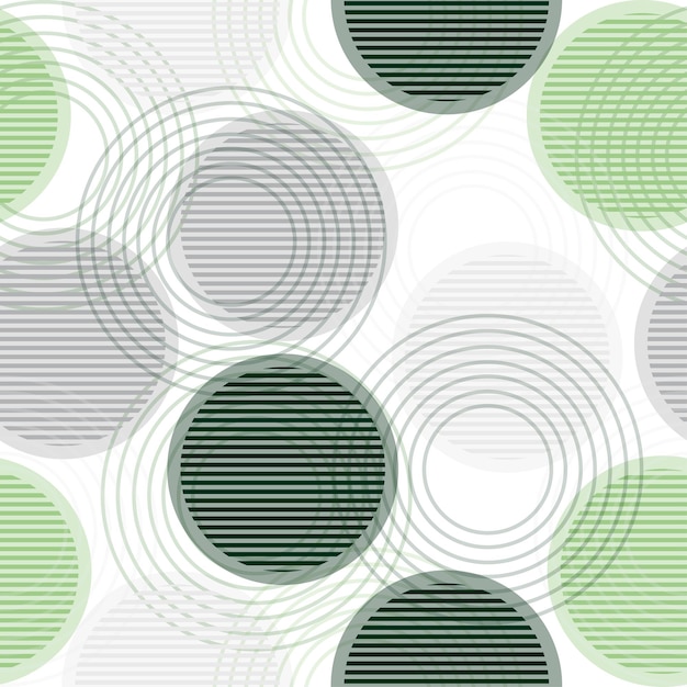 Vector multi colored circles on a white background