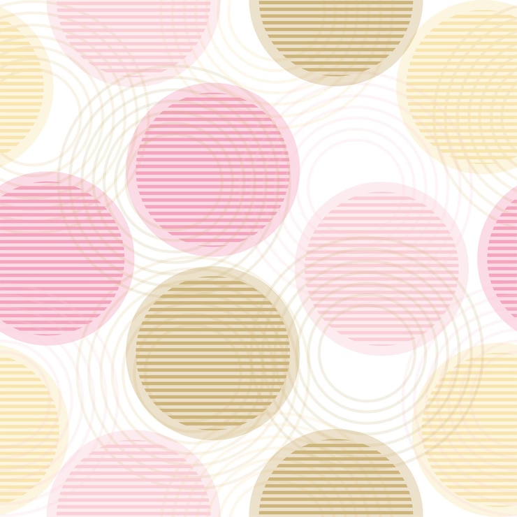 Vector multi colored circles on a white background