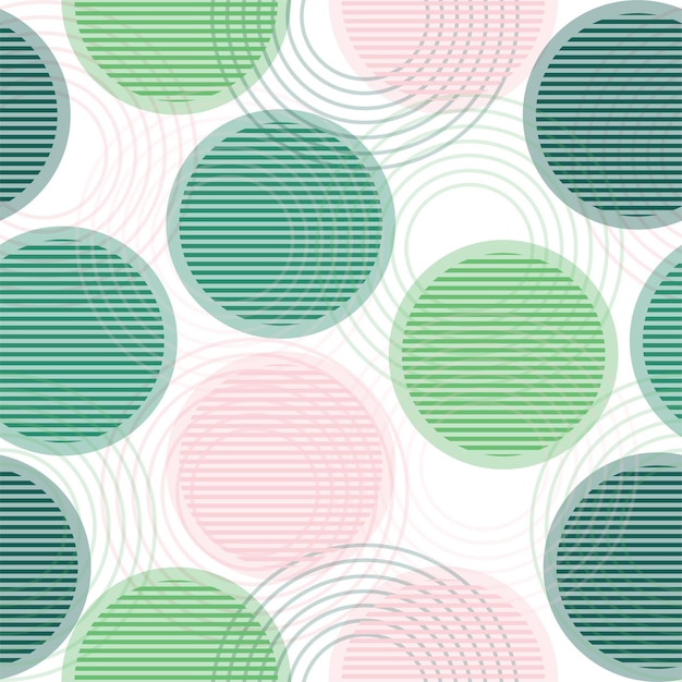 Multi colored circles on a white background