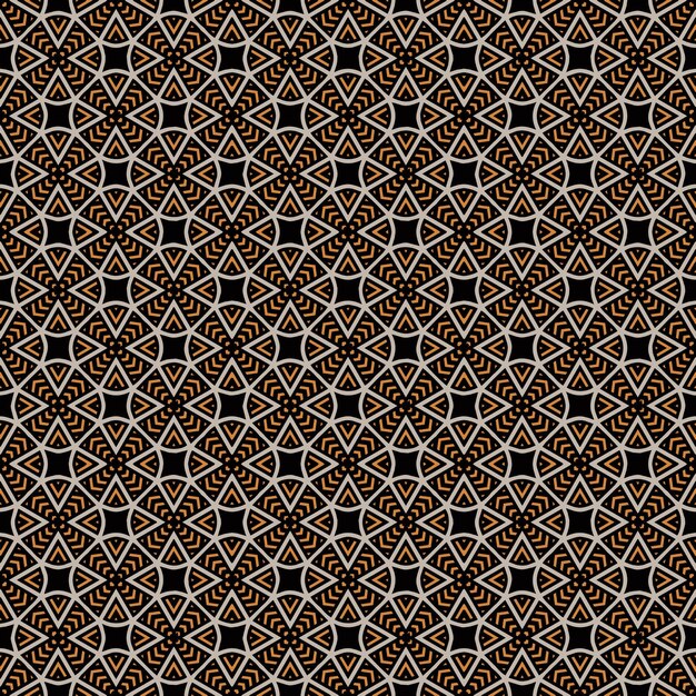 Multi-kleurige naadloze abstracte patroon achtergrond en achtergrond Multi-kleurrijke kleurrijke ornamentele ontwerp Kleurige mozaïek ornamenten Vector grafische illustratie