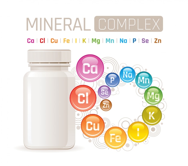 Vettore supplemento complesso multi minerale.l.