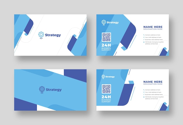 Multi-purpose professional business card abstract template