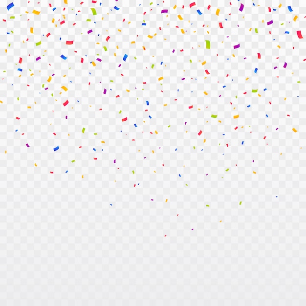 Vector multicolor confetti burst achtergrond