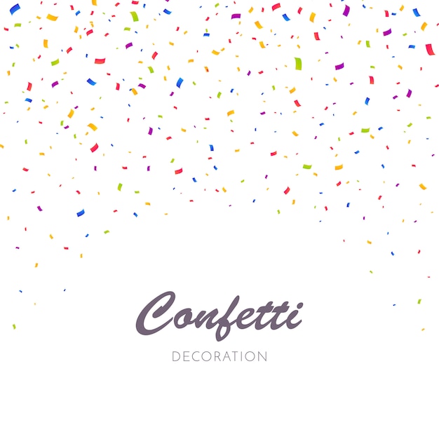 multicolor Confetti burst achtergrond