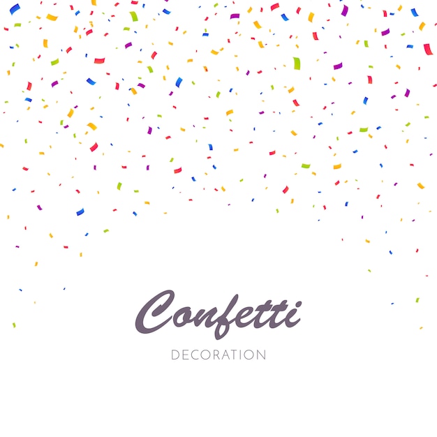 Vector multicolor confetti burst achtergrond