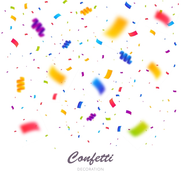multicolor Confetti burst achtergrond