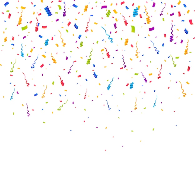 multicolor Confetti burst background