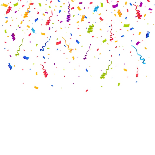 multicolor Confetti burst background