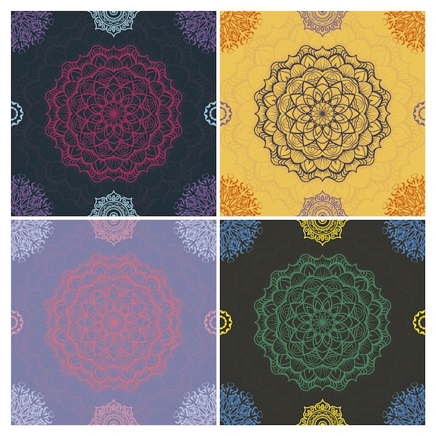 Multicolor mandala achtergrond