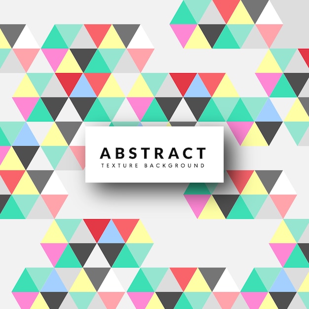 Multicolored abstract pattern background with triangles