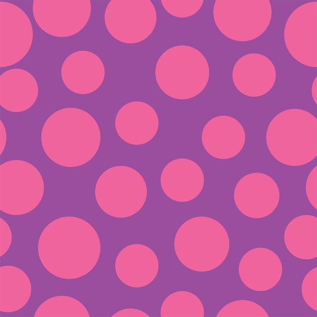 Multicolored bright circles, confetti seamless pattern on a background.