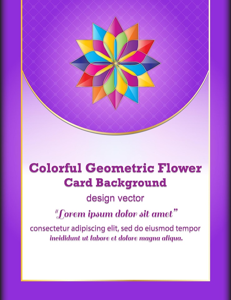 वेक्टर multicolored cosmos flower poster template design vector on grape violet background