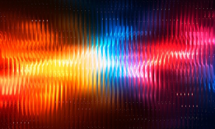 Vector multicolored glass texture for banner wallpaper template print