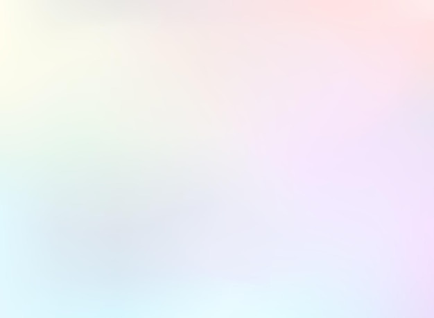 Multicolored pastel abstract background Light gradient Diffused white purple pink turquoise hue