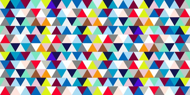 Vector multicolored triangular shaped background wall decor