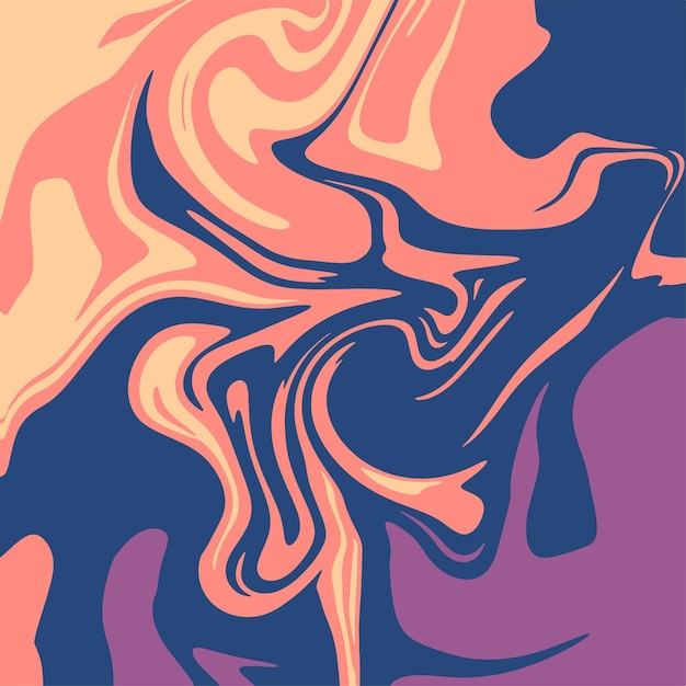 Разноцветные мраморные абстрактные и жидкие волны в бесшовные модели