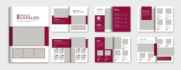 Multifunctionele productcatalogus brochure ontwerpsjabloon