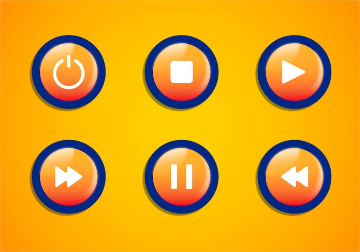 Multimedia Buttons Collection