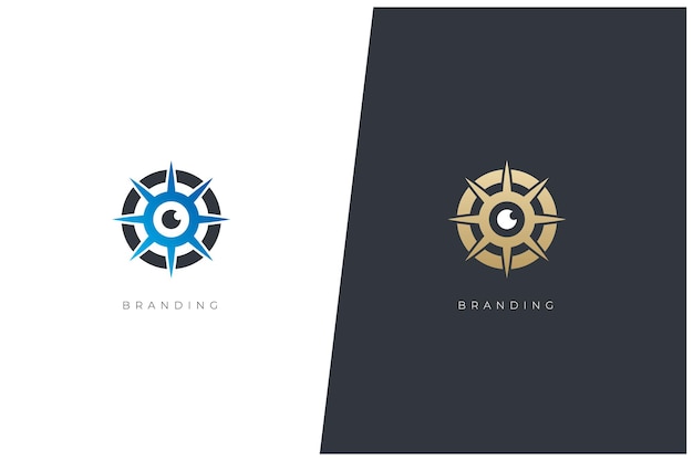 Multimedia production vector logo concept