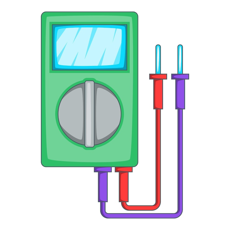 Vector multimeter icon cartoon illustration of multimeter vector icon for web design