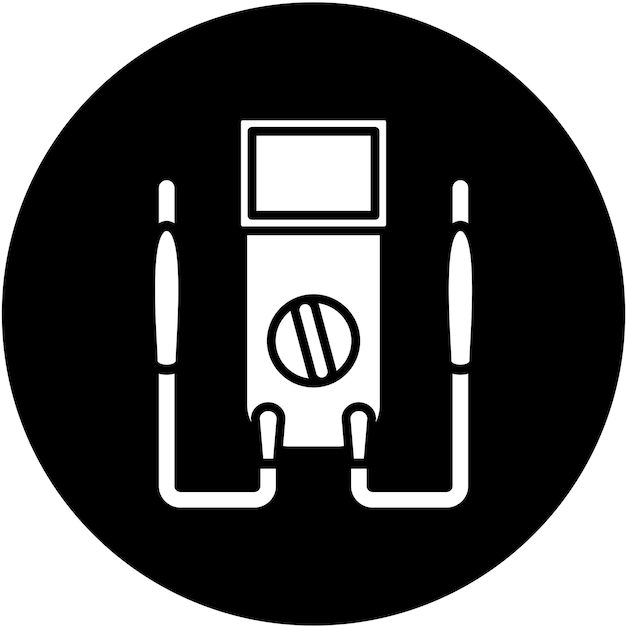 Vector multimeter icon style