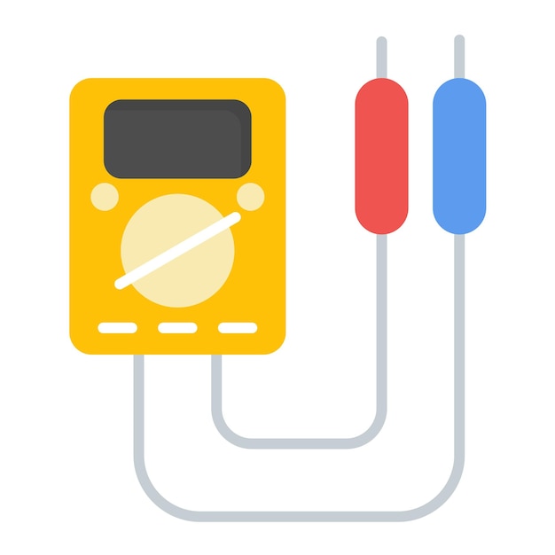 Vector multimeter vlakke afbeelding